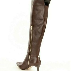 Calvin Klein Coletta over the knee heeled boots